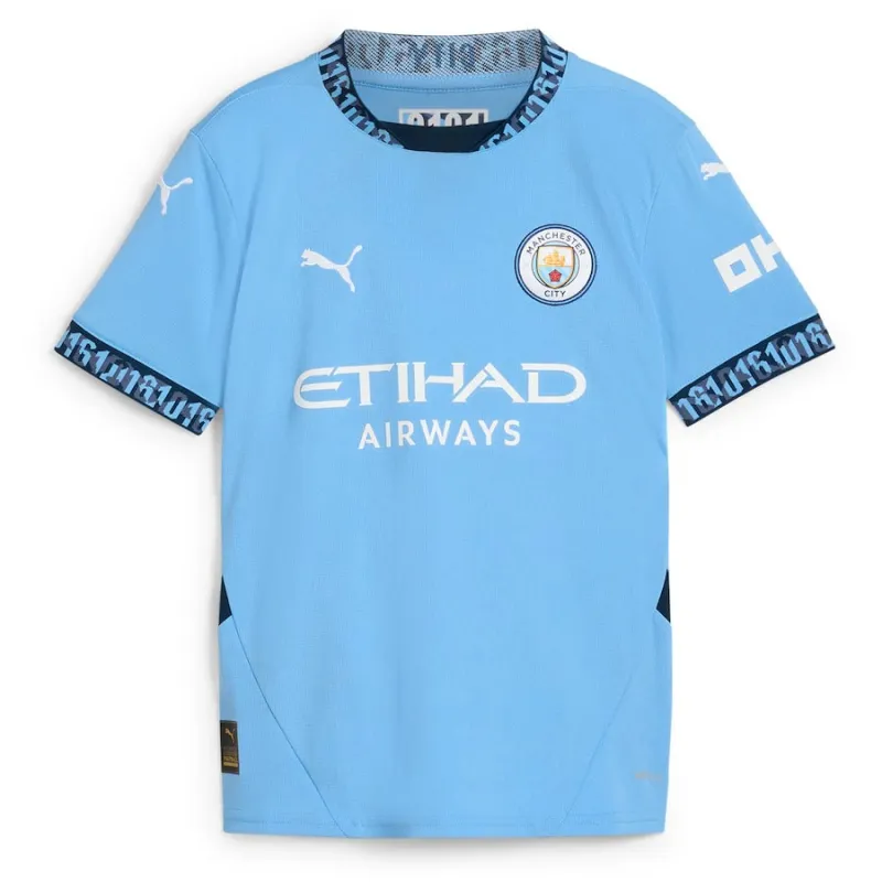DEBRUYNE Manchester City Kinder Heimtrikot-Set 2024/25 - Blau