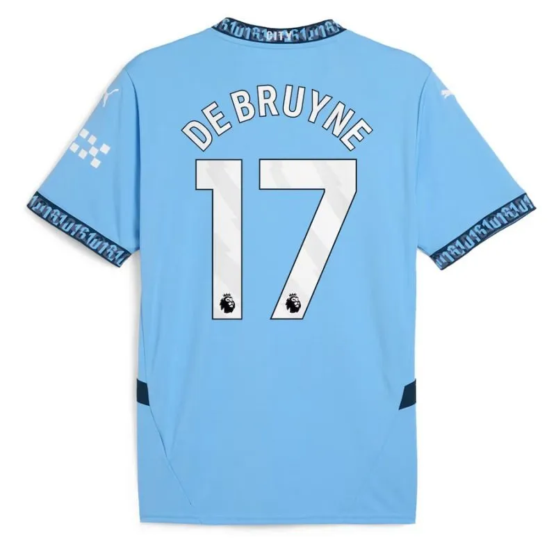 DEBRUYNE Manchester City Kinder Heimtrikot-Set 2024/25 - Blau