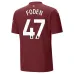 FODEN Manchester City Kinder Drittes Trikot-Set 2024/25 - Burgundrot