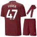 FODEN Manchester City Kinder Drittes Trikot-Set 2024/25 - Burgundrot