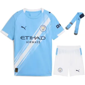 Manchester City Kids' Kit 2025/26 Home - Blue