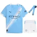Kit d'enfant Manchester City 2025/26 domicile - Bleu