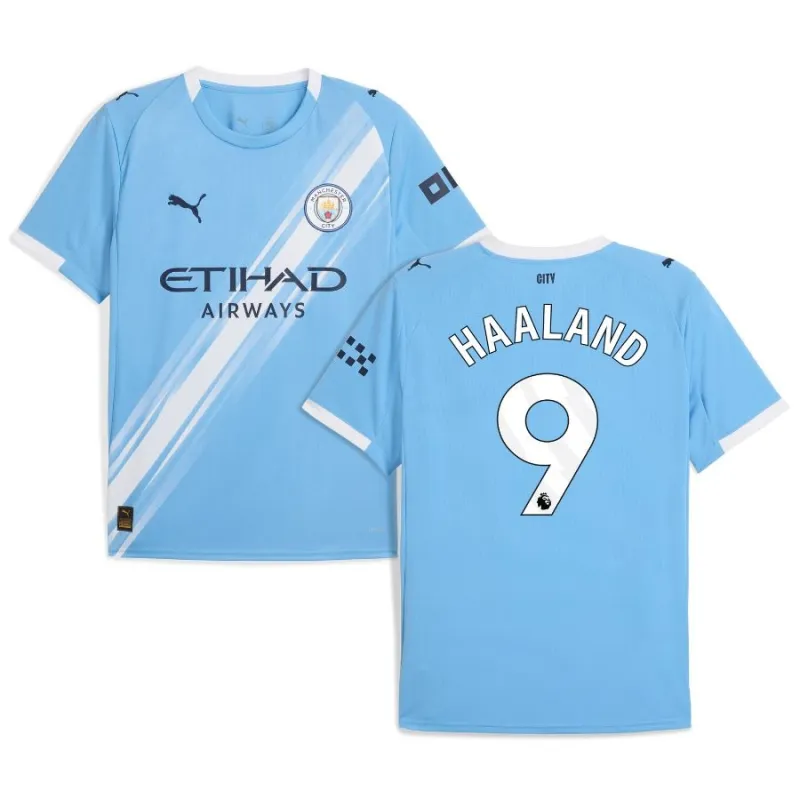 Erling Haaland maillot domicile Manchester City 2025/26