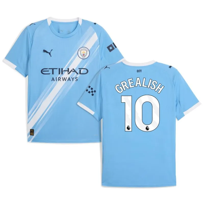 Maillot domicile Manchester City GREALISH 2025/26 - Bleu