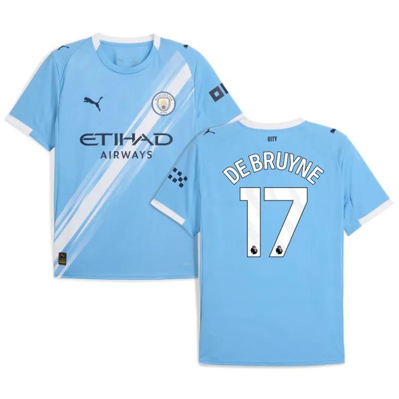 Maillot domicile Manchester City DE BRUYNE 2025/26 - Bleu