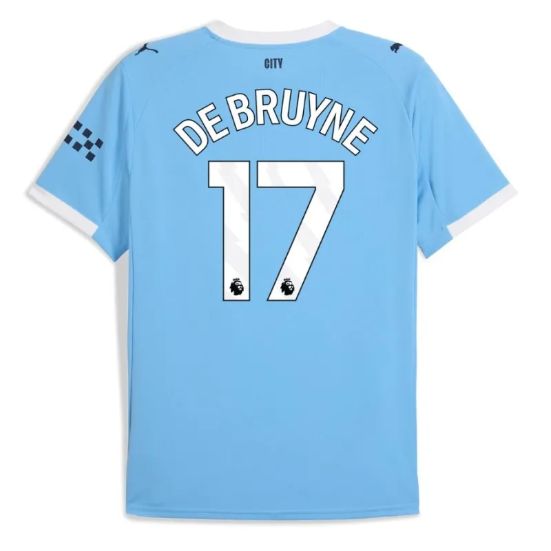 Kit d'enfant DE BRUYNE Manchester City 2025/26 domicile - Bleu
