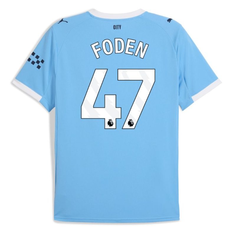 Kit d'enfant FODEN Manchester City 2025/26 domicile - Bleu