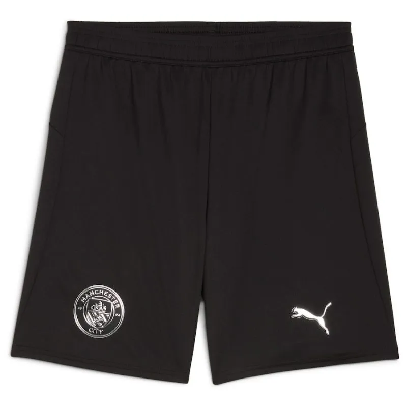 Manchester City 2025/26 Away Kids' Jersey Set - Black