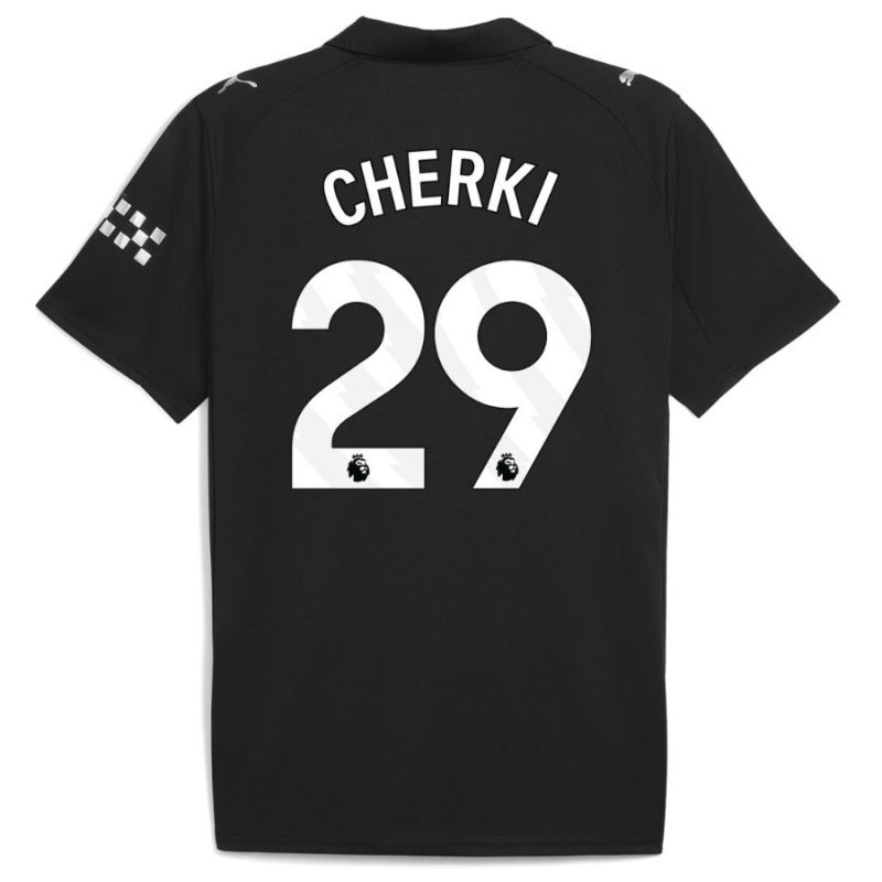 Maillot à l'extérieur de Cherki pour le Manchester City 2025/26 - Noir