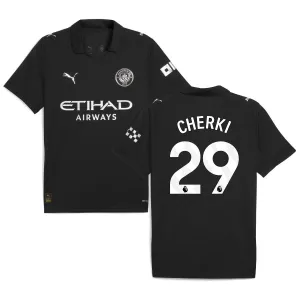 Camiseta fuera de casa de Cherki del Manchester City 2025/26 - Negro