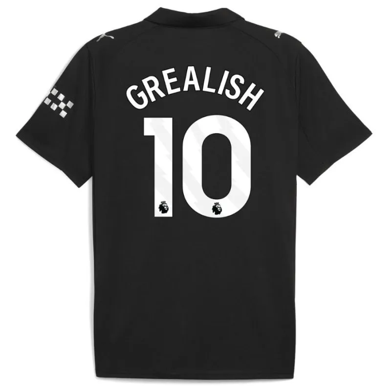 Manchester City GREALISH 2025/26 Auswärtstrikot - Schwarz