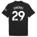 Manchester City Cherki 2025/26 Auswärts-Kinder-Trikot-Set - Schwarz