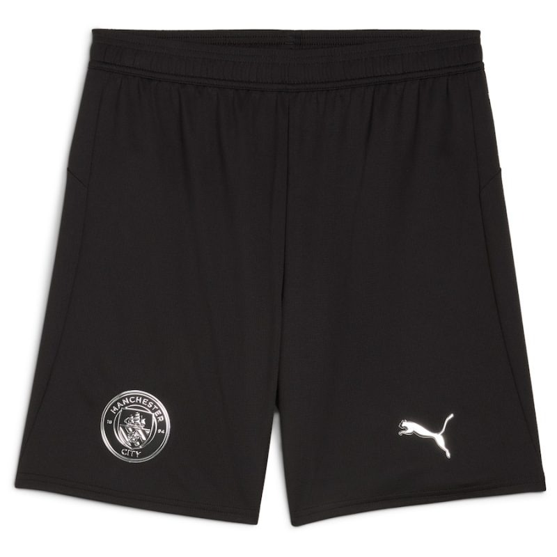 Manchester City FODEN 2025/26 Auswärts-Kinder-Trikot-Set - Schwarz