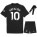 Manchester City GREALISH 2025/26 Auswärts-Kinder-Trikot-Set - Schwarz