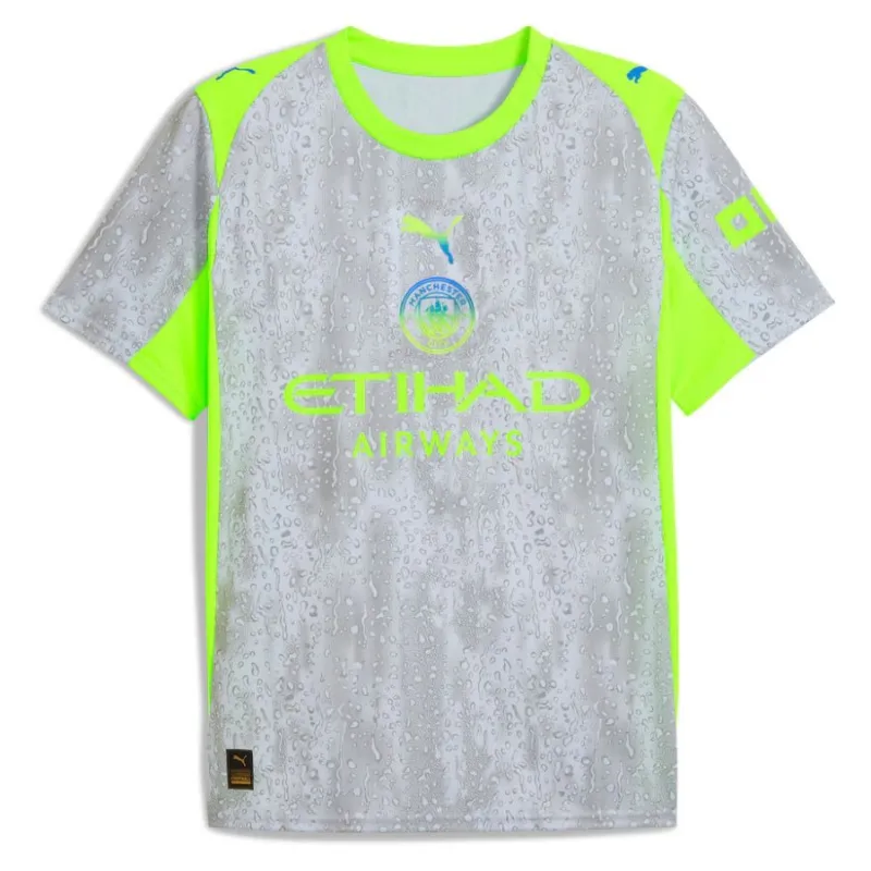 Manchester City CHERKI 2025/26 Drittes Kinder-Set - Grau