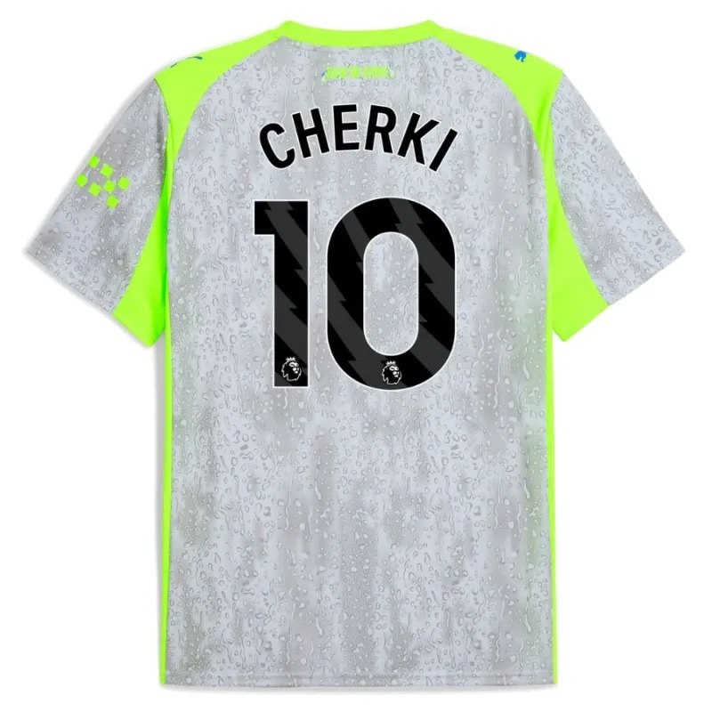 Manchester City CHERKI 2025/26 Drittes Kinder-Set - Grau