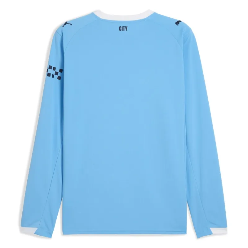 Manchester City 2025/26 Maillot à manches longues domicile - Bleu