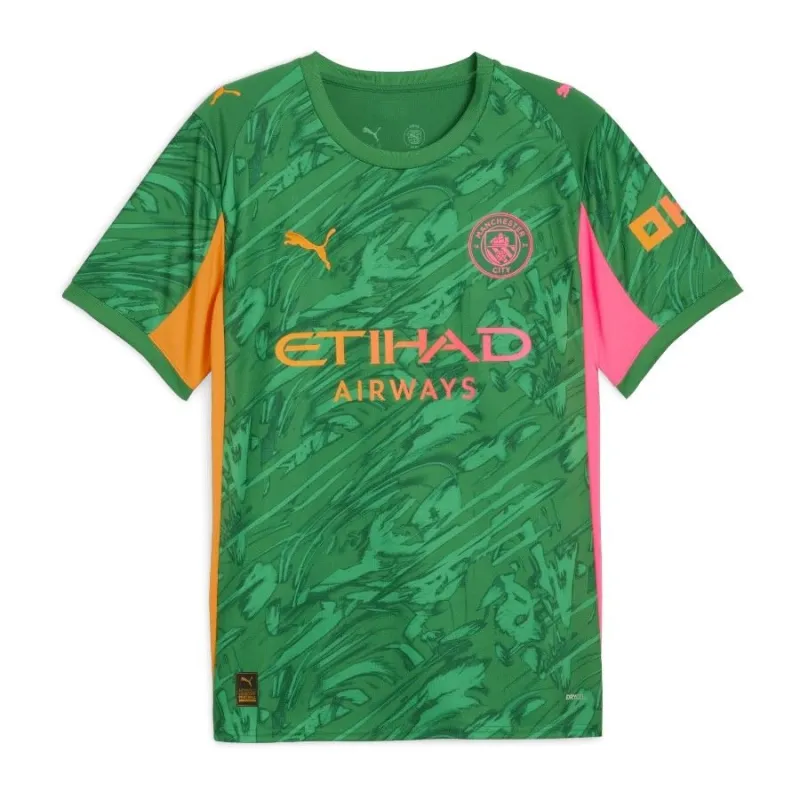 Manchester City 2025/26 Camiseta de Portero Niño - Verde