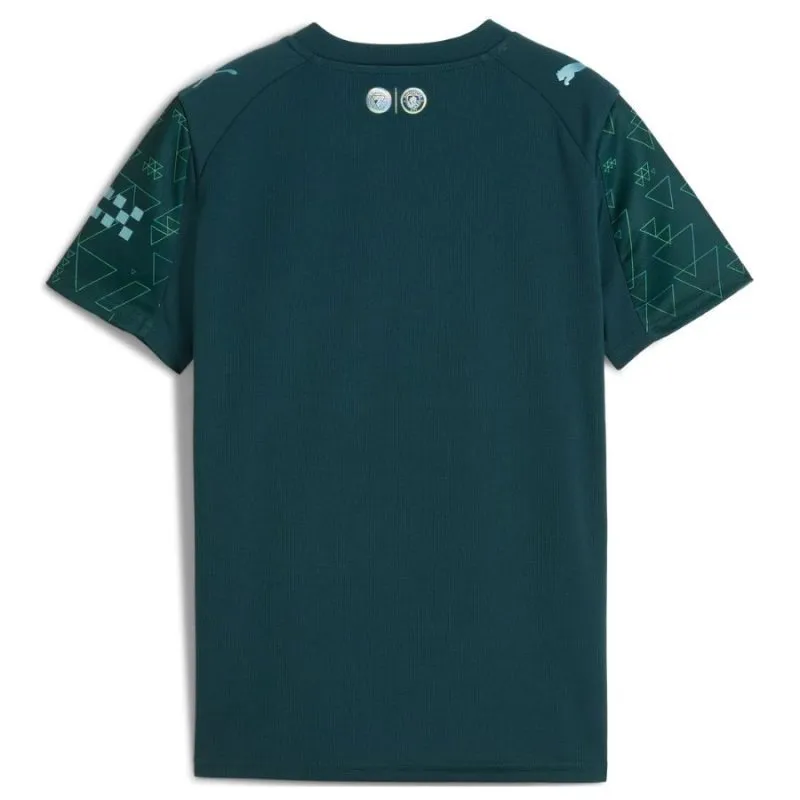 Manchester City 2025/26 Fourth Kids Jersey - Green