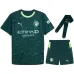 Manchester City 2025/26 Cuarto conjunto infantil - Verde