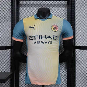Manchester City Spieler-Trikot Sonderedition 2025/26 - Gelb/Blau