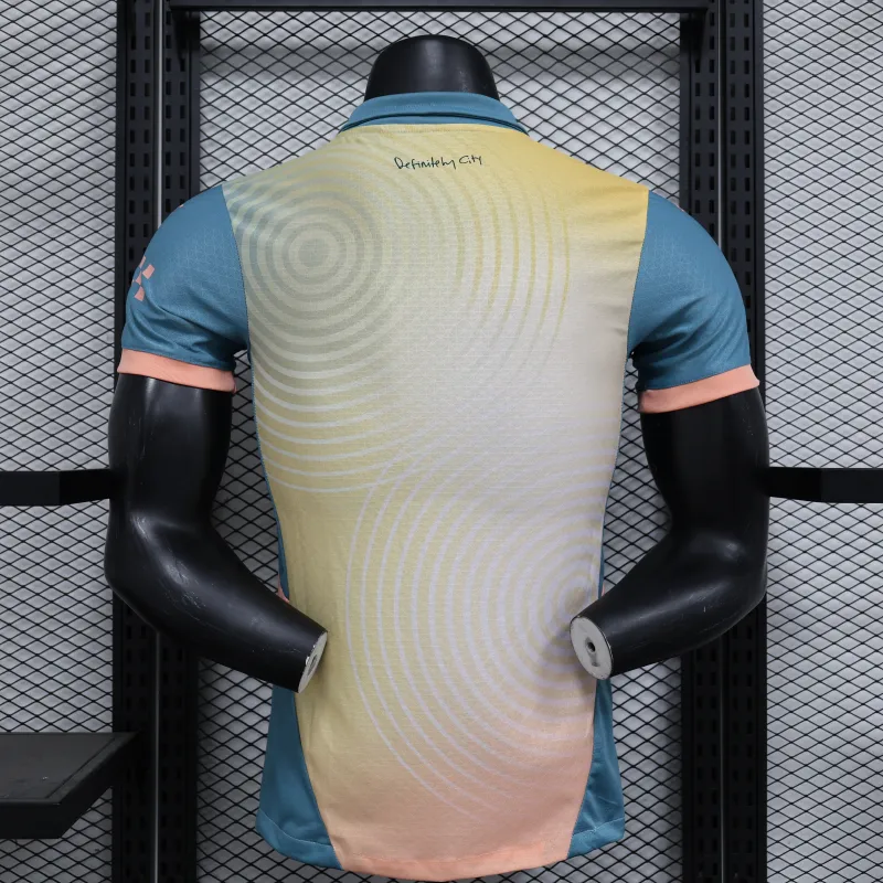 Manchester City Spieler-Trikot Sonderedition 2025/26 - Gelb/Blau