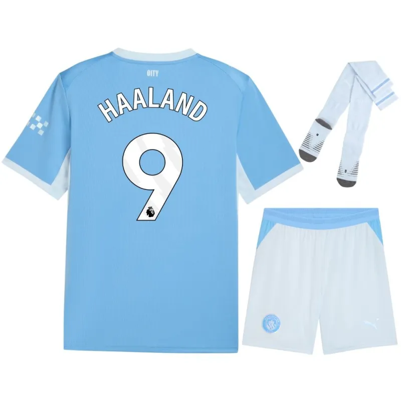 Conjunto Infantil Manchester City Local 2026/27 HAALAND
