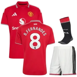 Maillot Kit Enfant Manchester United Domicile 2026/27 FERNANDES