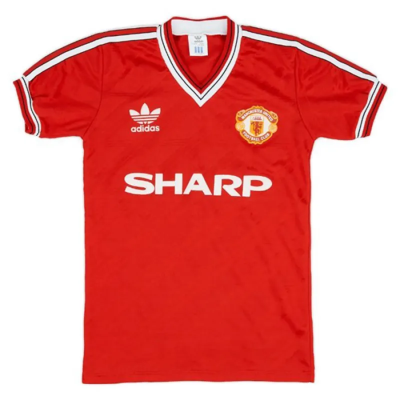 Manchester United 1986 1988 Camiseta retro local - Roja
