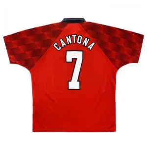 Manchester United CANTONA 1996 1998 Retro-Heimtrikot - Rot