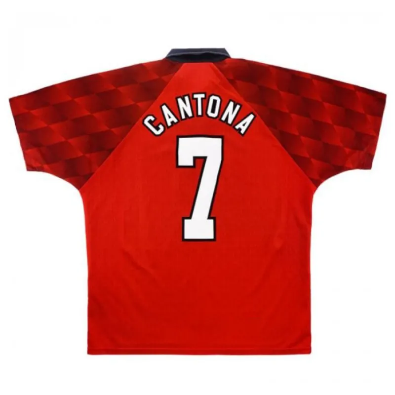 Manchester United CANTONA 1996 1998 Retro-Heimtrikot - Rot