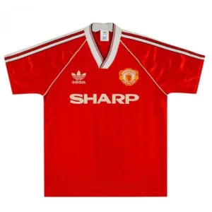 Manchester United 1988 1990 Retro-Heimtrikot - Rot
