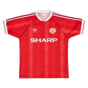 Manchester United 1990 1992 Retro-Heimtrikot - Rot