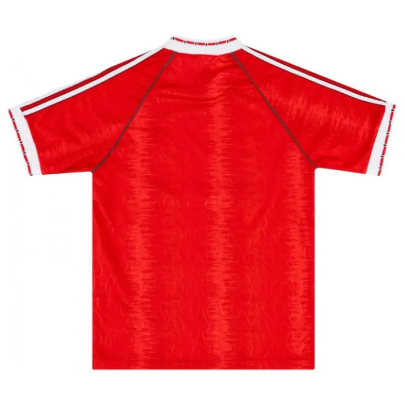 Manchester United 1990 1992 Retro-Heimtrikot - Rot