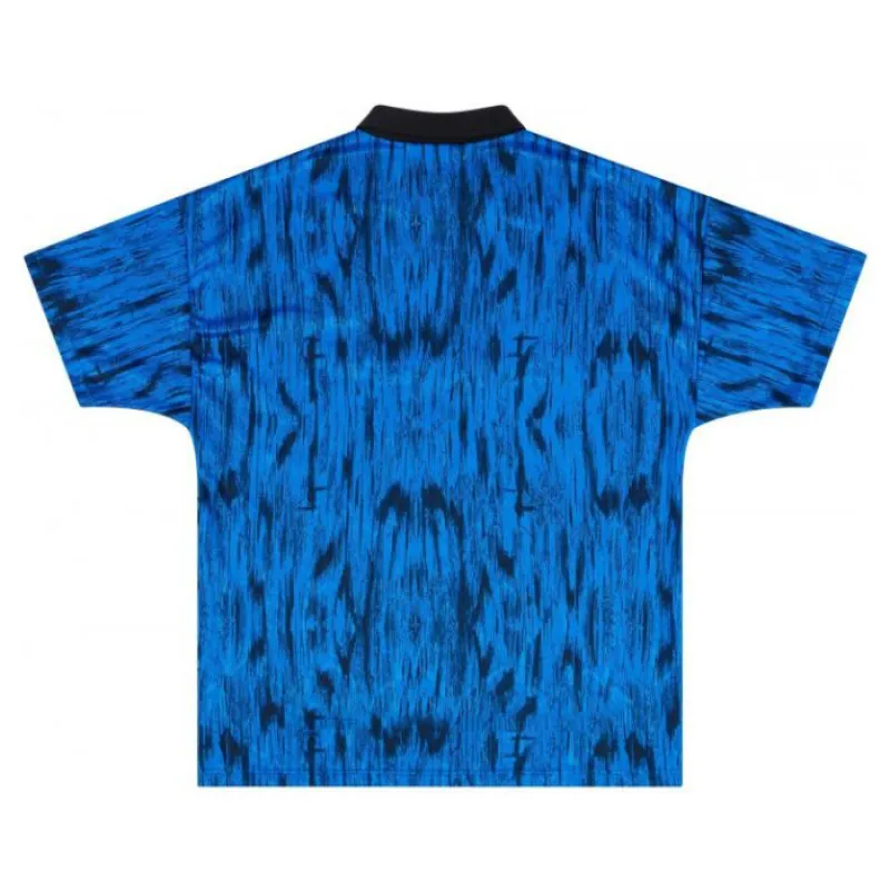 Manchester United 1992/93 Camiseta retro visitante - Azul