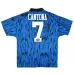Manchester United CANTONA 1992/93 Retro-Auswärtstrikot - Blau