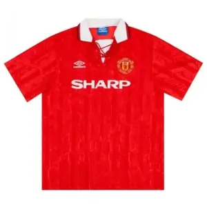 Manchester United 1992 1994 Retro-Heimtrikot - Rot