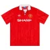 Manchester United 1992 1994 Maillot domicile rétro - Rouge