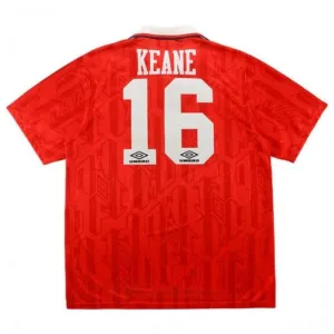 Manchester United KEANE 1992 1994 Retro-Heimtrikot - Rot