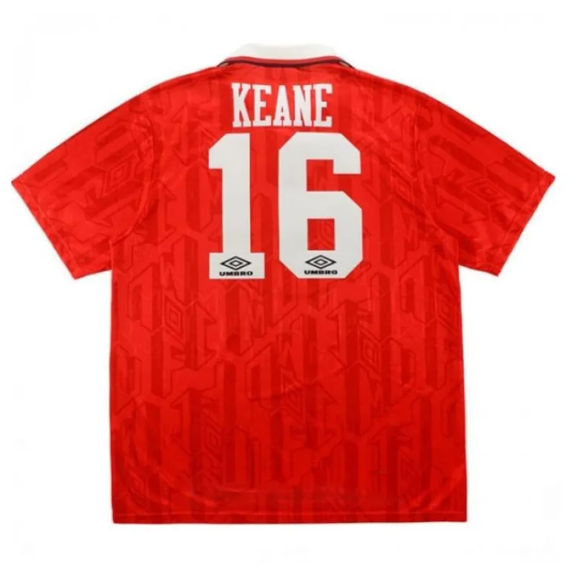 Manchester United KEANE 1992 1994 Retro-Heimtrikot - Rot