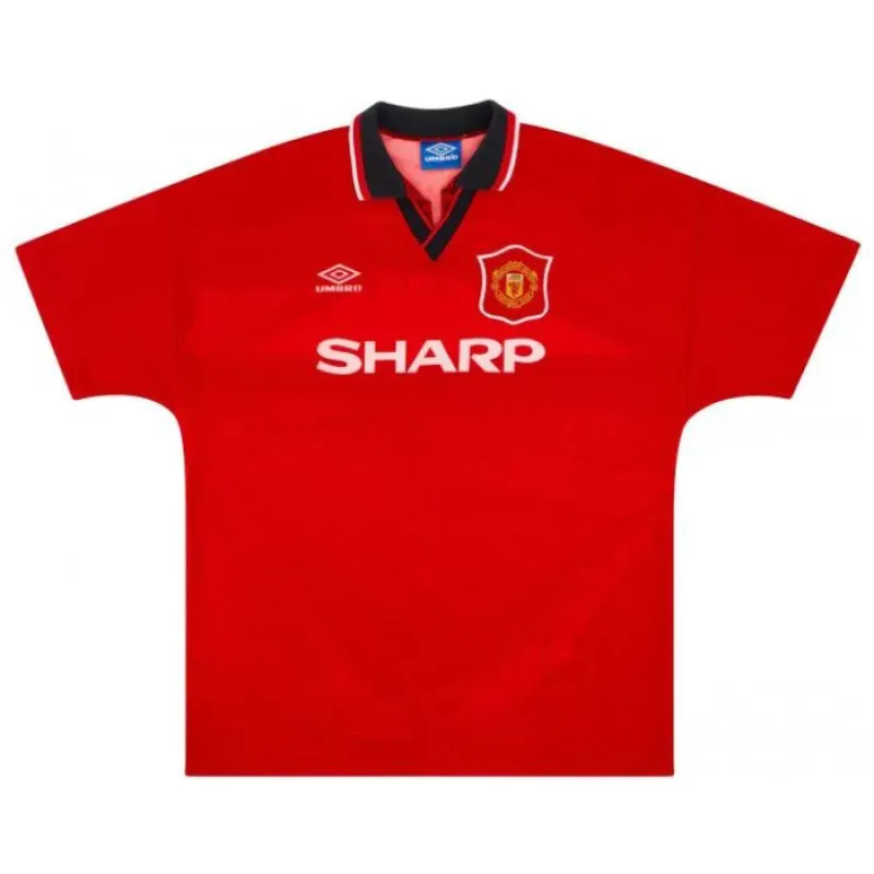 Manchester United COLE 1994 1996 Camiseta retro local - Roja