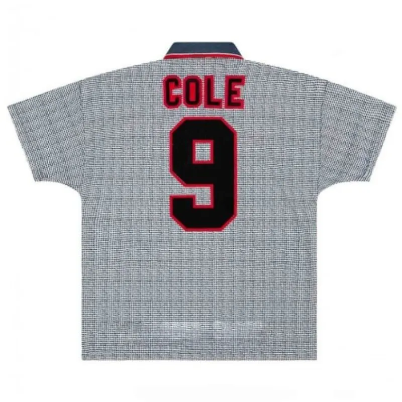 Manchester United Retro-Auswärtstrikot COLE 1995-1996 - Grau