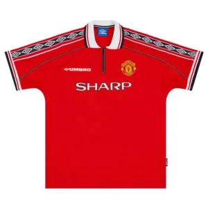 Manchester United 1998 2000 Retro-Heimtrikot - Rot