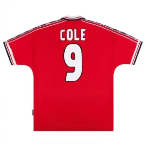 Manchester United COLE 1998 2000 Retro-Heimtrikot - Rot