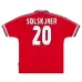 Manchester United SOLSKJAER 1998 2000 Retro-Heimtrikot - Rot