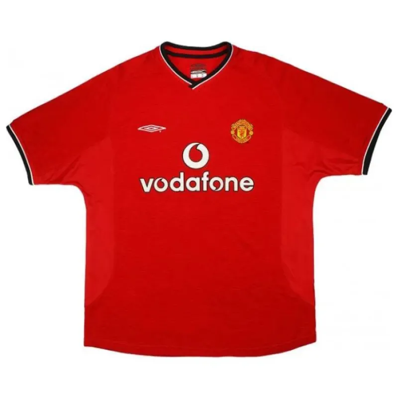 Manchester United STAM 2000/01 Retro-Heimtrikot - Rot