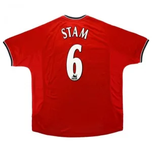 Manchester United STAM 2000/01 Retro-Heimtrikot - Rot