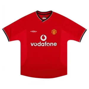Manchester United 2000 2002 Retro-Heimtrikot - Rot