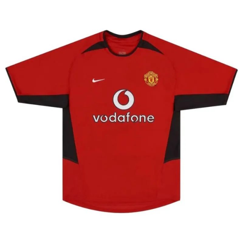 Manchester United 2002 2004 Camiseta retro local - Roja