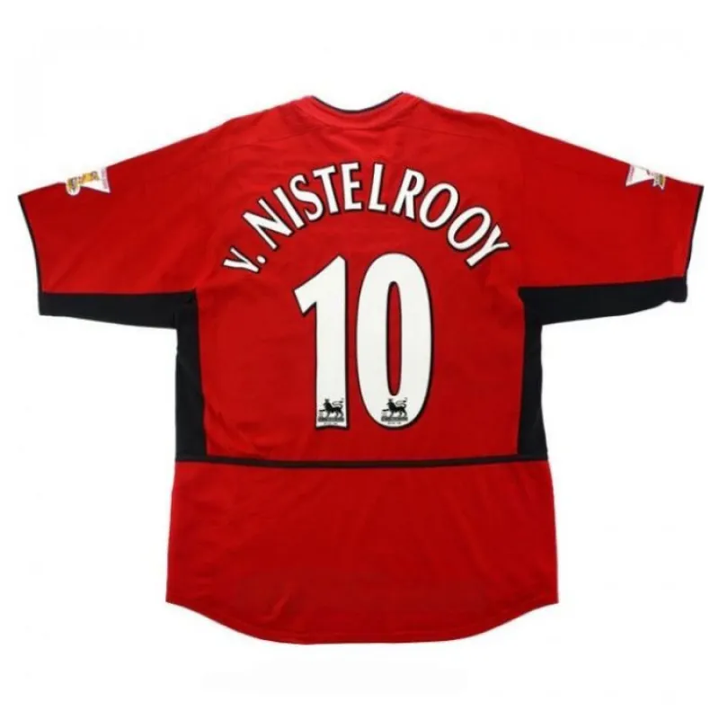 Manchester United V.NISTELROOY 2002 2004 Retro-Heimtrikot - Rot